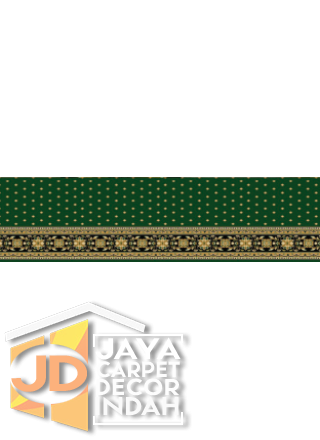 Karpet Sajadah SAAFA Hijau Motif Bintik 120x600, 120x1200, 120x1800, 120x2400, 120x3000
